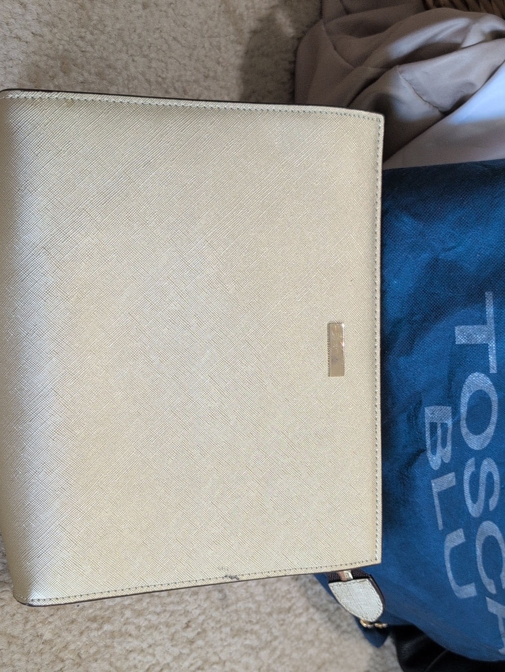 NWT Chico's Metallic Gold Women's Clutch